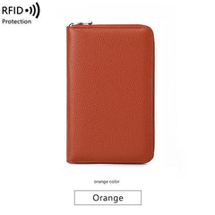 Premium RFID Leather Passport Holder Image 6