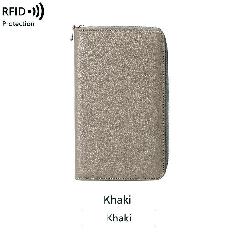 Premium RFID Leather Passport Holder Image 7