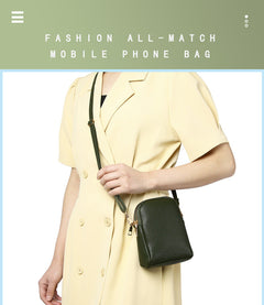 Chic Color-Block Mini Round Bag front view