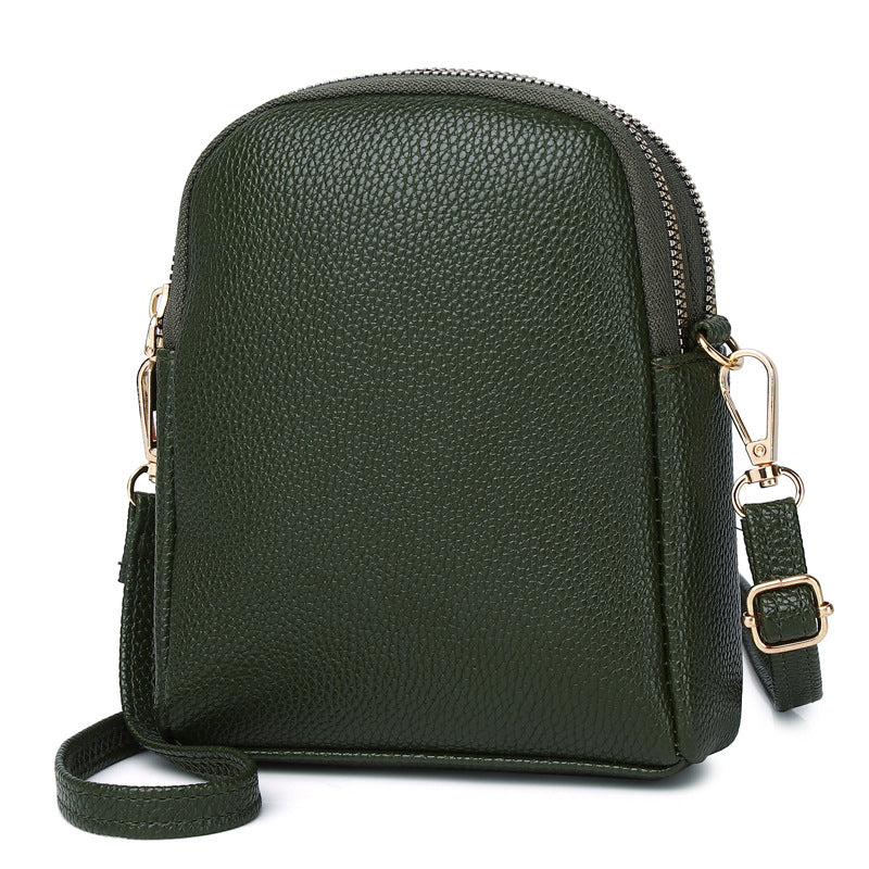 Chic Color-Block Mini Round Bag displayed with colours