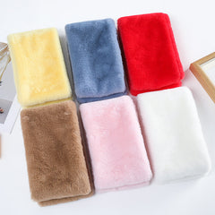 Cozy Multi-Color Faux Fur Scarf Image 4