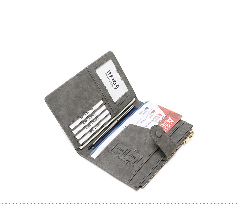 Secure RFID Passport Holder in Coffee