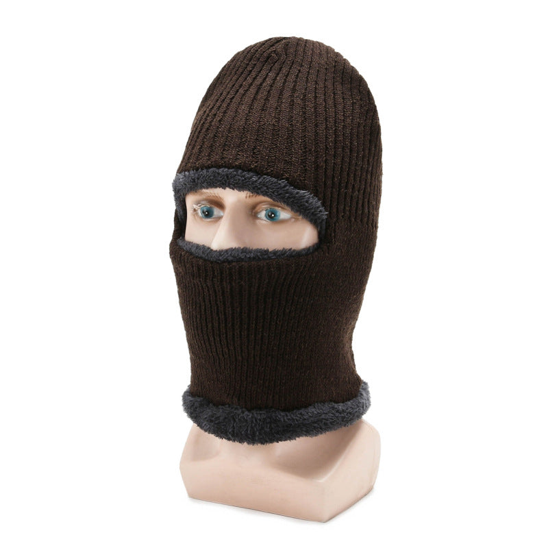 Side view of stylish beanie for winter