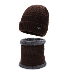 Men's winter warm beanie hat in coffee