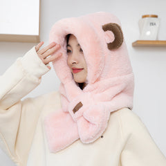Bear hat and scarf set in multiple colours
