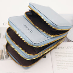 Versatile light purple shoulder bag