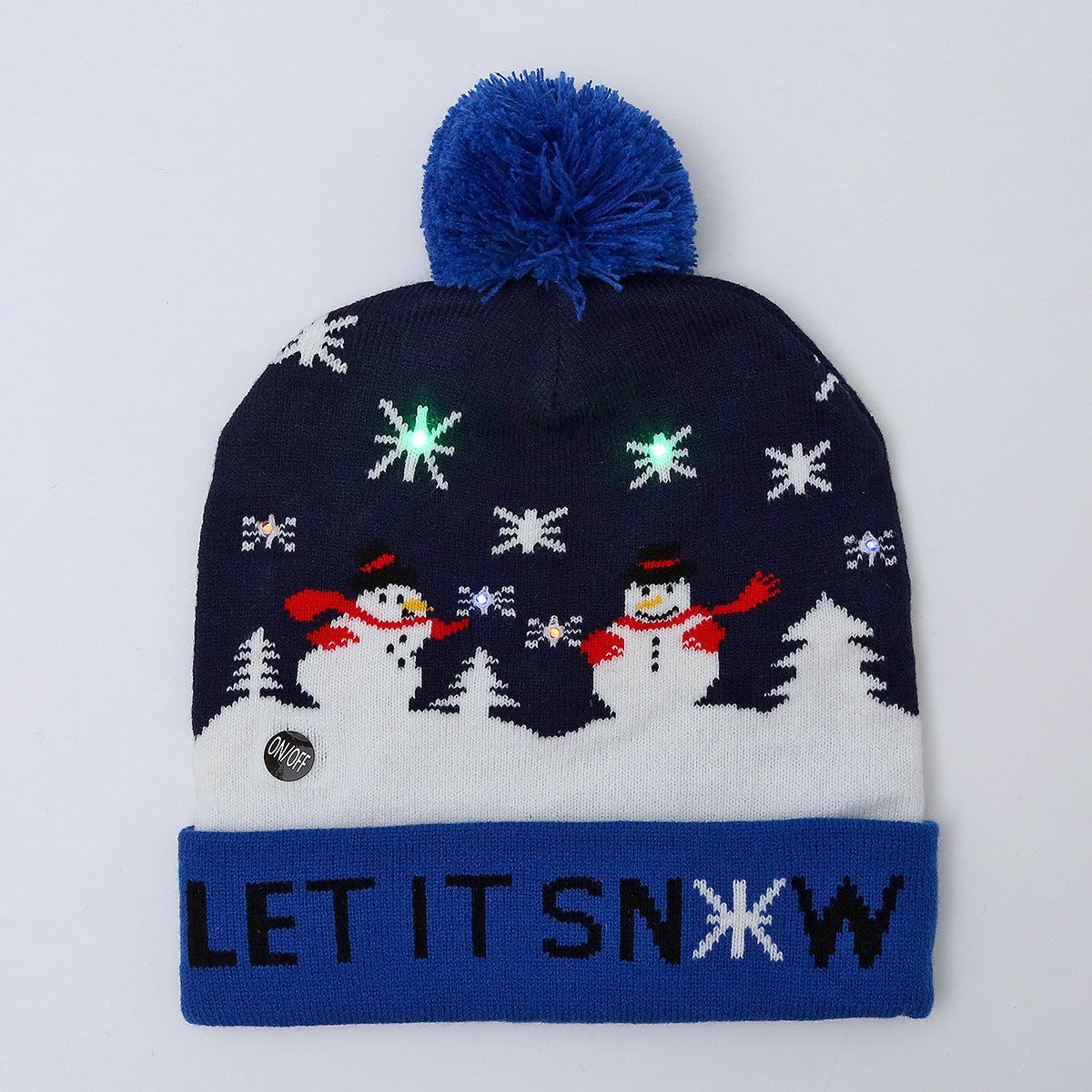 cozy knit beanie for festive occasions