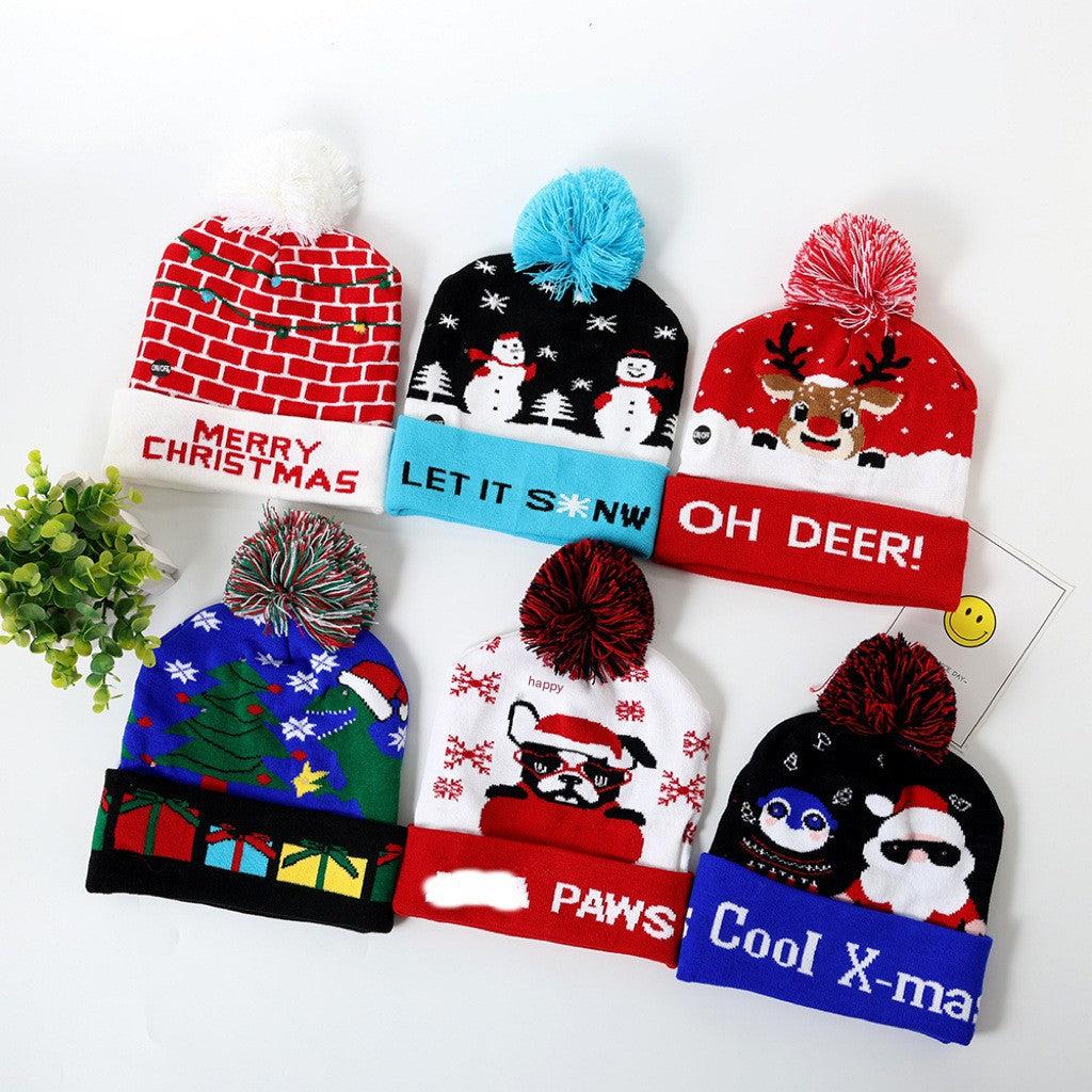 cozy knit beanie for festive occasions