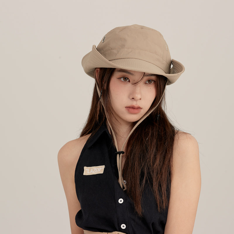 gray summer hat for hiking