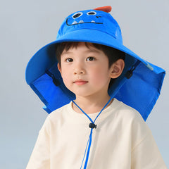 Kids' sun protection fisherman hat with vibrant design