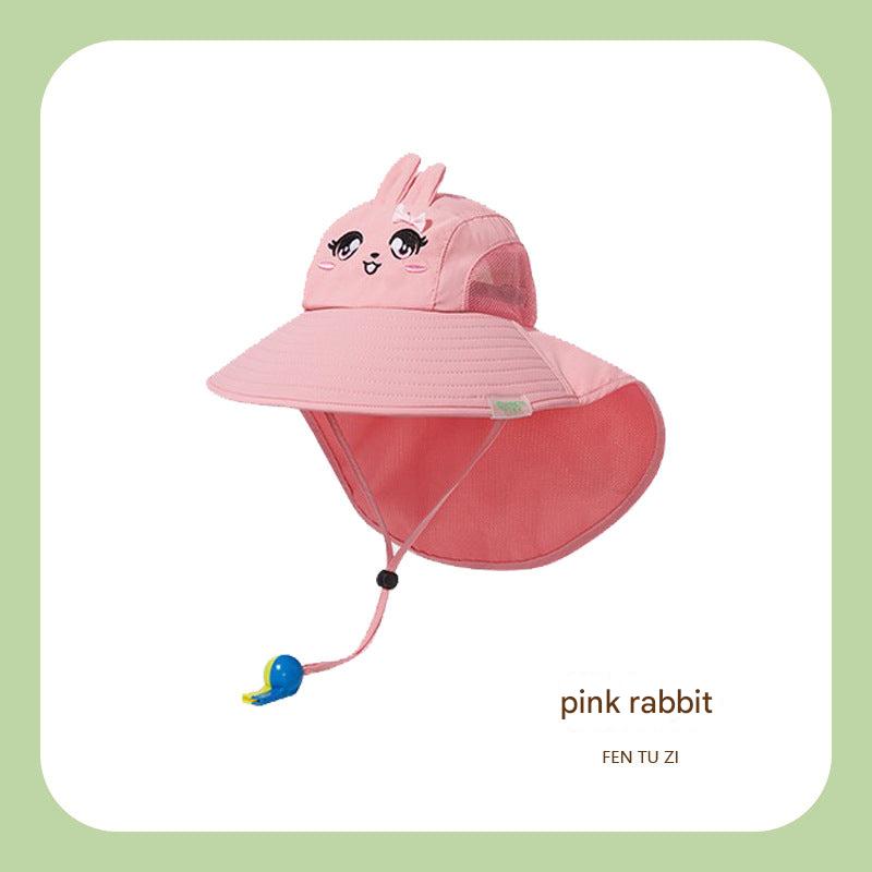Cartoon design sun hat for kids' outdoor play