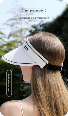 Breathable polyester sun hat - Yellow