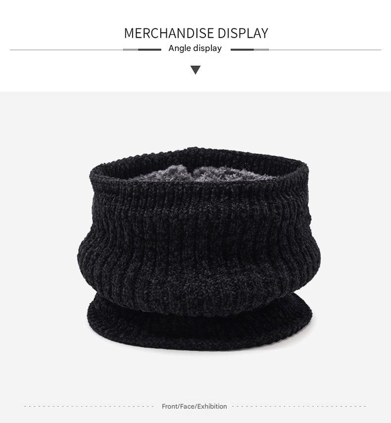 Fleece lined neck warmer for winter use