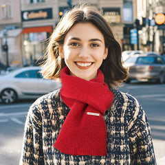 Stylish couples scarf in grey