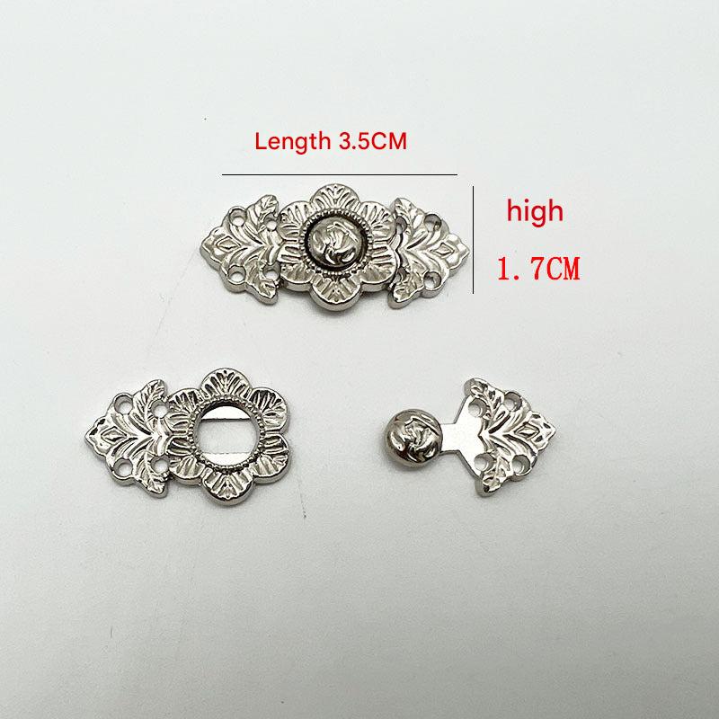Stylish metal clasps for Hanfu