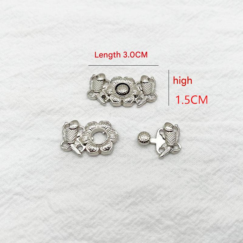Stylish clasp displayed on costume