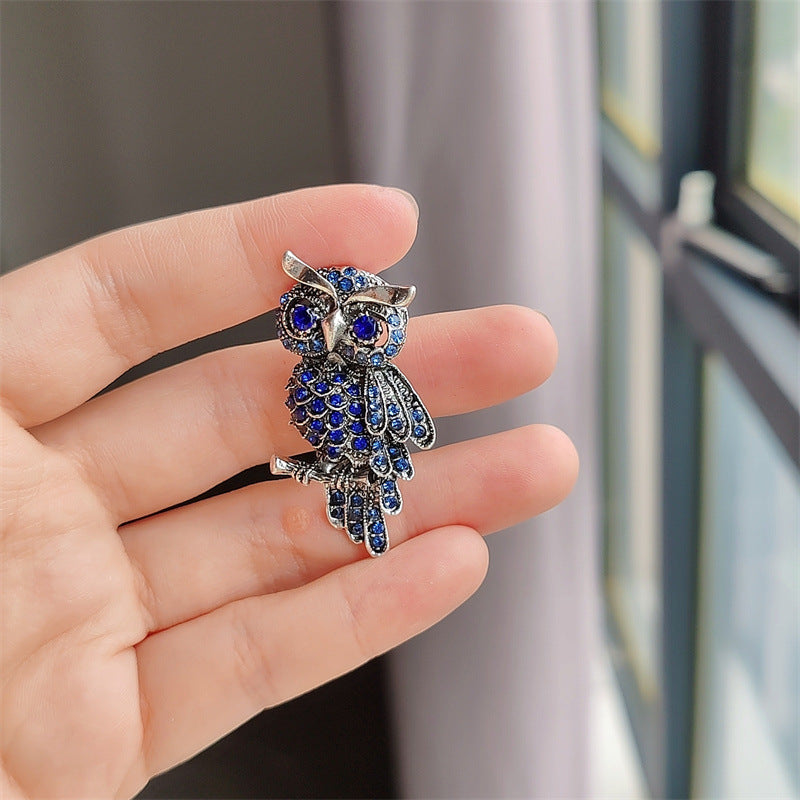 Wearing Owl Brooch on a Jacket for Style