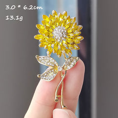 Unique Sunflower Pin for Jewelry Lovers