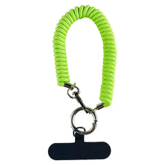 Close-up of nylon phone lanyard design