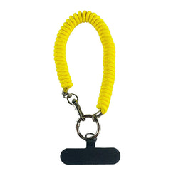 Universal 8mm Thick Woven Phone Lanyard shown in black