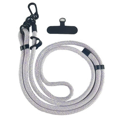 Durable phone lanyard with metal clasp