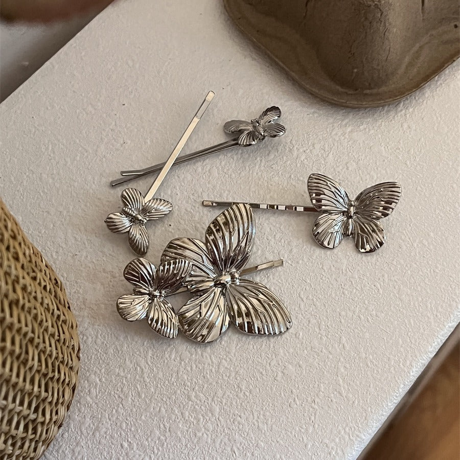 Close-up view of Butterfly Hair Clip Design