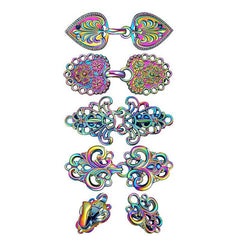 Rose gold scarf clip for women