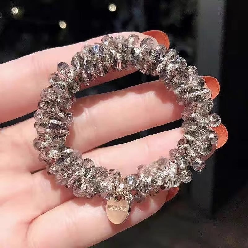 Chic Korean Pearl Hair Tie Bracelet Image 2