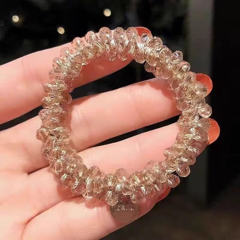 Chic Korean Pearl Hair Tie Bracelet Image 4