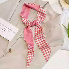 Vintage Hair Scarf headband in outdoor setting