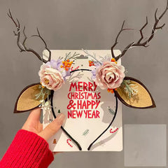 Light-Up Reindeer Antler Headband image 7