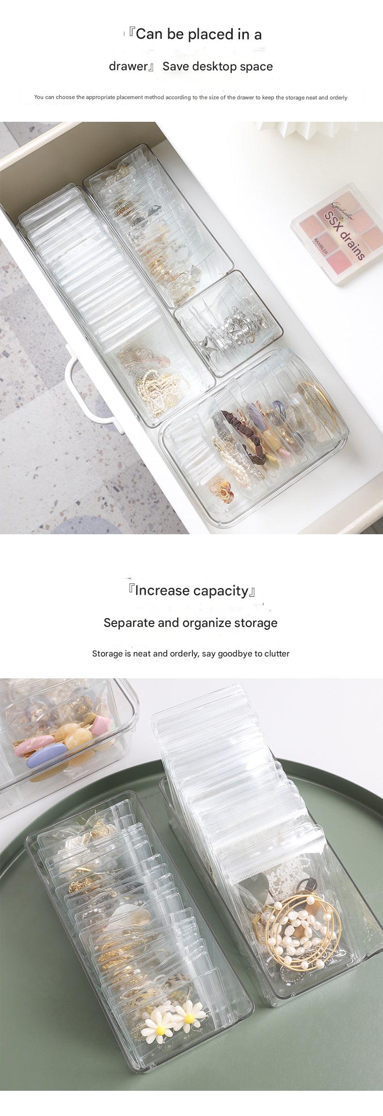 Lightweight jewellery travel case with stylish design