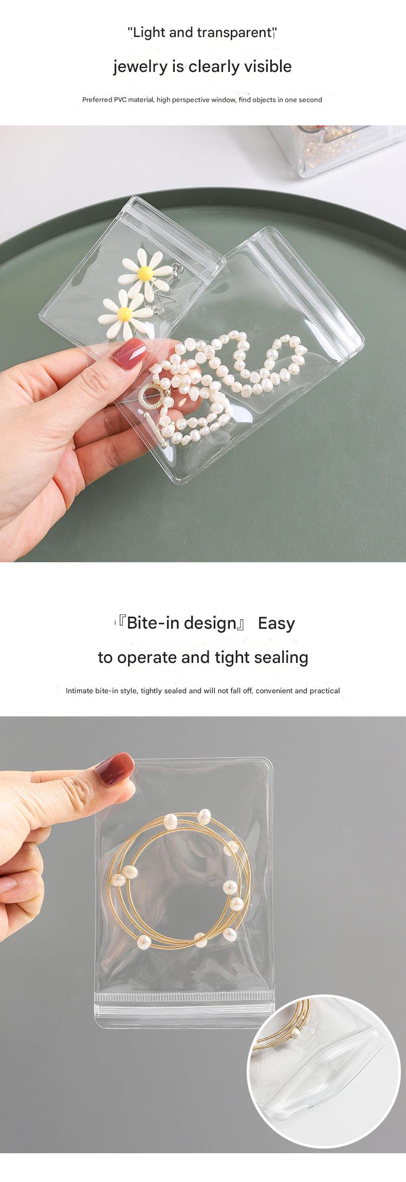Women's travel jewelry organizer with elegant look